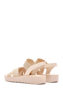 Women's Beige Ankle Strap Sandals | Derimod Women's Beige Ankle Strap Sandals | Derimod