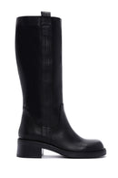 Women's Black Leather Boots | Derimod Women's Black Leather Boots | Derimod