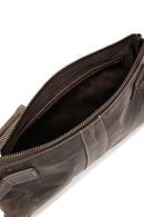 Men's Mink Leather Waist Bag | Derimod Men's Mink Leather Waist Bag | Derimod