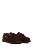 Woman Brown Lace-up Suede Casual Shoes | Derimod Woman Brown Lace-up Suede Casual Shoes | Derimod