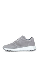 Kadın Antrasit Süet Deri Sneaker | Derimod Kadın Antrasit Süet Deri Sneaker | Derimod