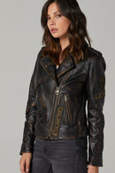 Icon Kadın Deri Ceket | Derimod Icon Kadın Deri Ceket | Derimod