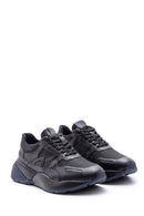 Erkek Yüksek Tabanlı Deri Sneaker | Derimod Erkek Yüksek Tabanlı Deri Sneaker | Derimod