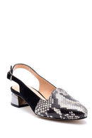 Women's Snakeskin Detailed Shoes | Derimod Women's Snakeskin Detailed Shoes | Derimod