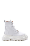 Women's Leather High-Sole Boots | Derimod Women's Leather High-Sole Boots | Derimod