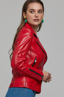 Kiara Kadın Deri Ceket | Derimod Kiara Kadın Deri Ceket | Derimod