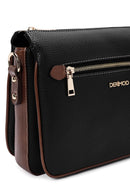 Woman Black Long-Strap Crossbody Bag | Derimod Woman Black Long-Strap Crossbody Bag | Derimod