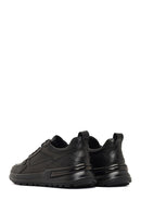 Male Black Lace-Up Thick-Soled Leather Sneaker | Derimod Male Black Lace-Up Thick-Soled Leather Sneaker | Derimod