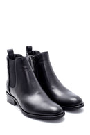 Women's Leather Quilted Detailed Chelsea Boots | Derimod Women's Leather Quilted Detailed Chelsea Boots | Derimod