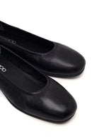 Woman Black Leather Ballet Flat | Derimod Woman Black Leather Ballet Flat | Derimod
