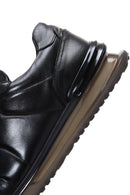 Erkek Siyah Deri Sneaker | Derimod Erkek Siyah Deri Sneaker | Derimod