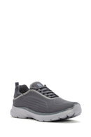 Derimod Zero Men's Gray Lace-Up Thick Soled Sneaker | Derimod Derimod Zero Men's Gray Lace-Up Thick Soled Sneaker | Derimod