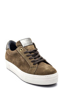 Kadın Deri Süet Sneaker | Derimod Kadın Deri Süet Sneaker | Derimod