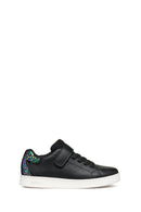 Geox Girls Black Eclyper Lace-Up Sneakers | Derimod Geox Girls Black Eclyper Lace-Up Sneakers | Derimod