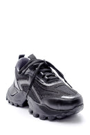 Kadın Deri Yüksek Tabanlı Sneaker | Derimod Kadın Deri Yüksek Tabanlı Sneaker | Derimod