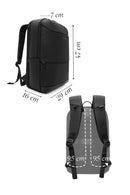 D-Pack Unisex Black Fabric Backpack | Derimod D-Pack Unisex Black Fabric Backpack | Derimod