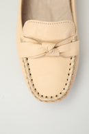 Bej Kadın Deri Loafer | Derimod Bej Kadın Deri Loafer | Derimod