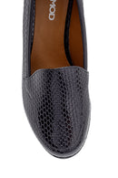 Kadın Yılan Derisi Desenli Dolgu Topuklu Ayakkabı | Derimod Kadın Yılan Derisi Desenli Dolgu Topuklu Ayakkabı | Derimod