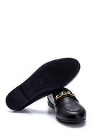 Kadın Deri Zincir Detaylı Loafer | Derimod Kadın Deri Zincir Detaylı Loafer | Derimod