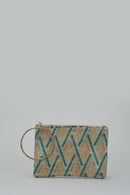 Green Fabric Women's Portfolio | Derimod Green Fabric Women's Portfolio | Derimod