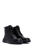 Men's Black Zippered Thick Sole Leather Boat | Derimod Men's Black Zippered Thick Sole Leather Boat | Derimod