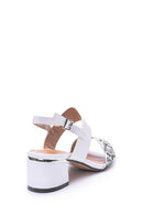 Kadın Kroko Detaylı Topuklu Ayakkabı | Derimod Kadın Kroko Detaylı Topuklu Ayakkabı | Derimod