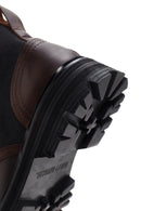 Harley Davidson Men's Dark Brown Jesus Exc Lace-Up Leather Boots | Derimod Harley Davidson Men's Dark Brown Jesus Exc Lace-Up Leather Boots | Derimod