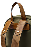 Woman Green Fabric Backpack | Derimod Woman Green Fabric Backpack | Derimod