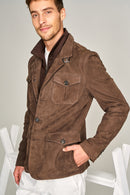 Sacramento Erkek Deri Ceket | Derimod Sacramento Erkek Deri Ceket | Derimod