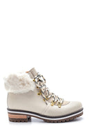 Women's Leather Fur Boots | Derimod Women's Leather Fur Boots | Derimod