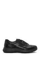 Men's Black Lace-up Leather Casual Shoes | Derimod Men's Black Lace-up Leather Casual Shoes | Derimod