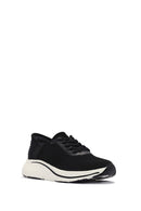 Derimod Zero Women's Black Lace-Up Thick Soled Sneaker | Derimod Derimod Zero Women's Black Lace-Up Thick Soled Sneaker | Derimod