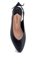 Women's Leather Bow Detailed Ballerinas | Derimod Women's Leather Bow Detailed Ballerinas | Derimod