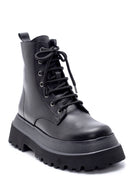 Women's Leather High-Sole Boots | Derimod Women's Leather High-Sole Boots | Derimod