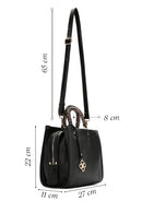 Women's Black Long Strap Shoulder Bag | Derimod Women's Black Long Strap Shoulder Bag | Derimod