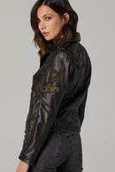 Icon Kadın Deri Ceket | Derimod Icon Kadın Deri Ceket | Derimod