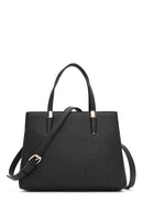 Kadın Siyah Uzun Askılı Klasik Kol Çantası | Derimod Kadın Siyah Uzun Askılı Klasik Kol Çantası | Derimod