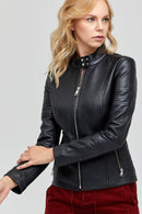 Tania Kadın Deri Ceket | Derimod Tania Kadın Deri Ceket | Derimod