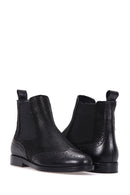 Crocodile Patterned Women's Leather Boots | Derimod Crocodile Patterned Women's Leather Boots | Derimod