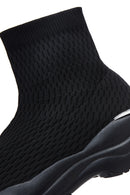 Kadın Siyah Kalın Tabanlı Bilekli Sneaker | Derimod Kadın Siyah Kalın Tabanlı Bilekli Sneaker | Derimod