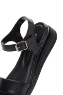 Kadın Siyah Comfort Sandalet | Derimod Kadın Siyah Comfort Sandalet | Derimod