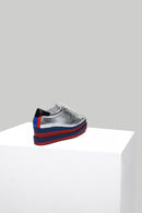 Yüksek Tabanlı Kadın Deri Sneaker | Derimod Yüksek Tabanlı Kadın Deri Sneaker | Derimod