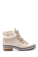 Women's Leather Feather Detailed Boots | Derimod Women's Leather Feather Detailed Boots | Derimod