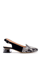 Women's Snakeskin Detailed Shoes | Derimod Women's Snakeskin Detailed Shoes | Derimod