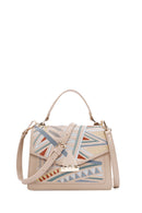 Kadın Pudra Uzun Askılı Baskılı El Çantası | Derimod Kadın Pudra Uzun Askılı Baskılı El Çantası | Derimod