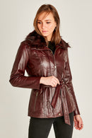 Garcia Kadın Deri Ceket | Derimod Garcia Kadın Deri Ceket | Derimod