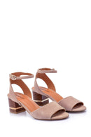 Women's Suede Heeled Shoes | Derimod Women's Suede Heeled Shoes | Derimod