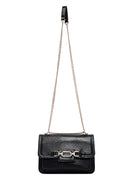 Women's Black Long Chain Strap Classic Shoulder Bag | Derimod Women's Black Long Chain Strap Classic Shoulder Bag | Derimod
