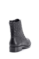 Women's Studded Detailed Leather Boots | Derimod Women's Studded Detailed Leather Boots | Derimod