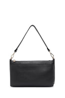 Kadın Siyah Uzun Askılı Deri Kol Çantası | Derimod Kadın Siyah Uzun Askılı Deri Kol Çantası | Derimod